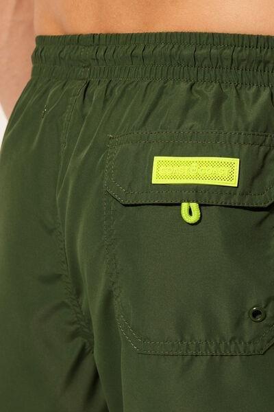 Green Sport Boxer Swim Shorts, 5501_930C, large image number 3