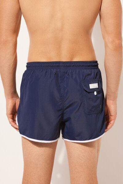Navy Sport Boxer Swim Shorts, , large image number 2