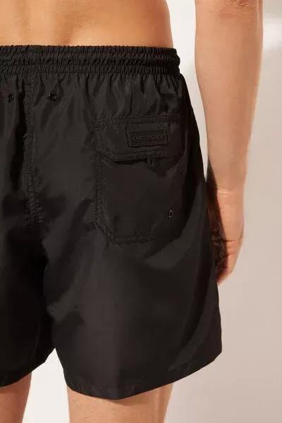 Black Formentera Boxer Swim Shorts, 5501_894C, large image number 3
