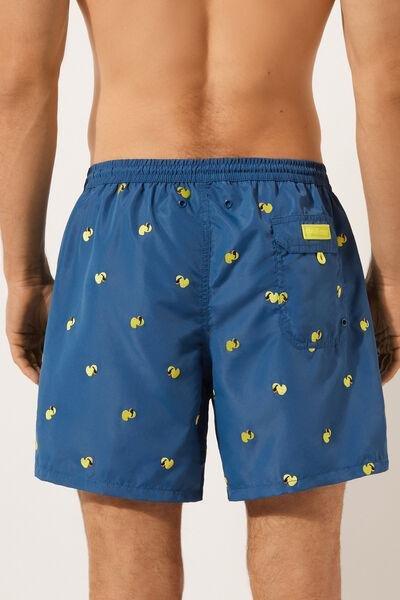 Blue Boxer Swim Shorts, , large image number 2