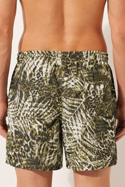 Multicolour Patterned Boxer Swim Shorts, , large image number 2