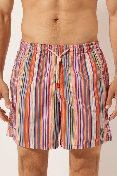 Multicolour Pattern Swim Shorts, , large image number 1