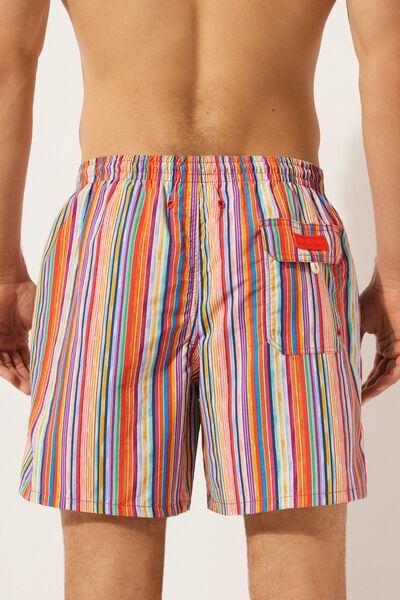 Multicolour Pattern Swim Shorts, , large image number 2