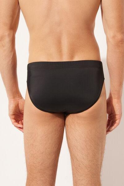 Black Standard-Fit Swim Briefs, , large image number 2
