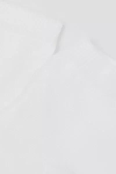 White Short Cotton Socks, Kids Unisex, White, large image number 1