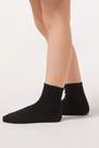 Calzedonia - Black Short Cotton Socks With Fresh Feet Breathable Material, Kids Boy