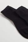 Calzedonia - جوارب قطنية قصيرة سوداء، للأولاد