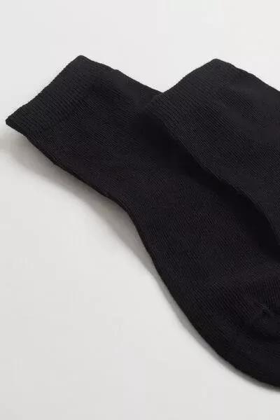 Black Short Socks, Kids Boys, Black, large image number 4