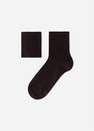 Chocolate Short Cotton Socks With Fresh Feet Breathable Material, Kids Boy