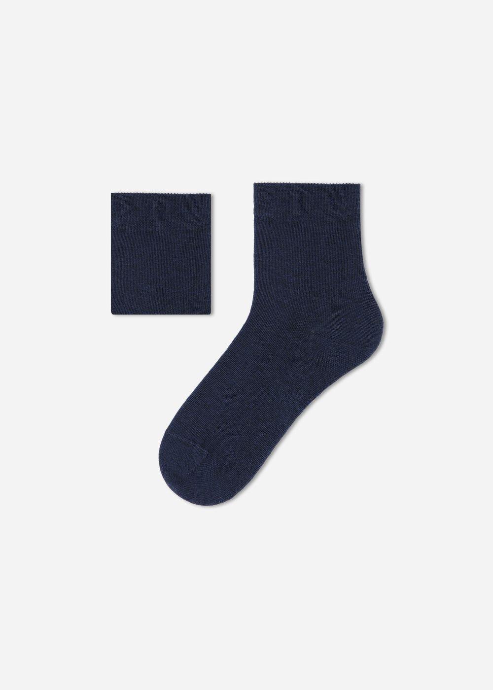 Blue Short Socks, Kids Boys, , medium