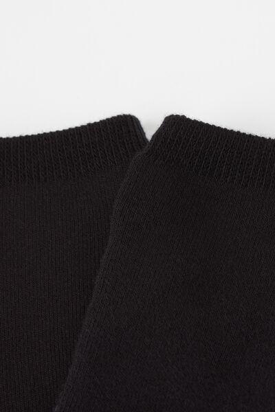 Black Short Socks, Kids Unisex, , medium