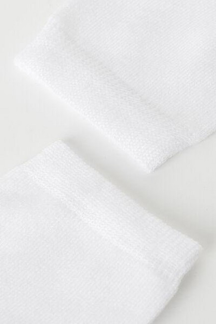 Calzedonia - White Short Light Cotton Socks, Kids Boy