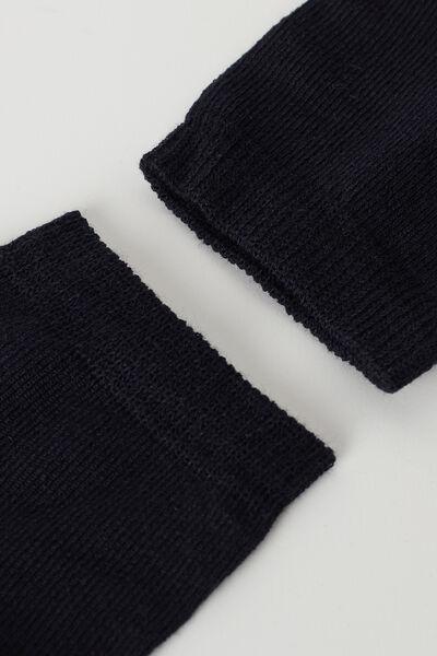 Blue Short Light Cotton Socks, Kids Boys, , large image number 1