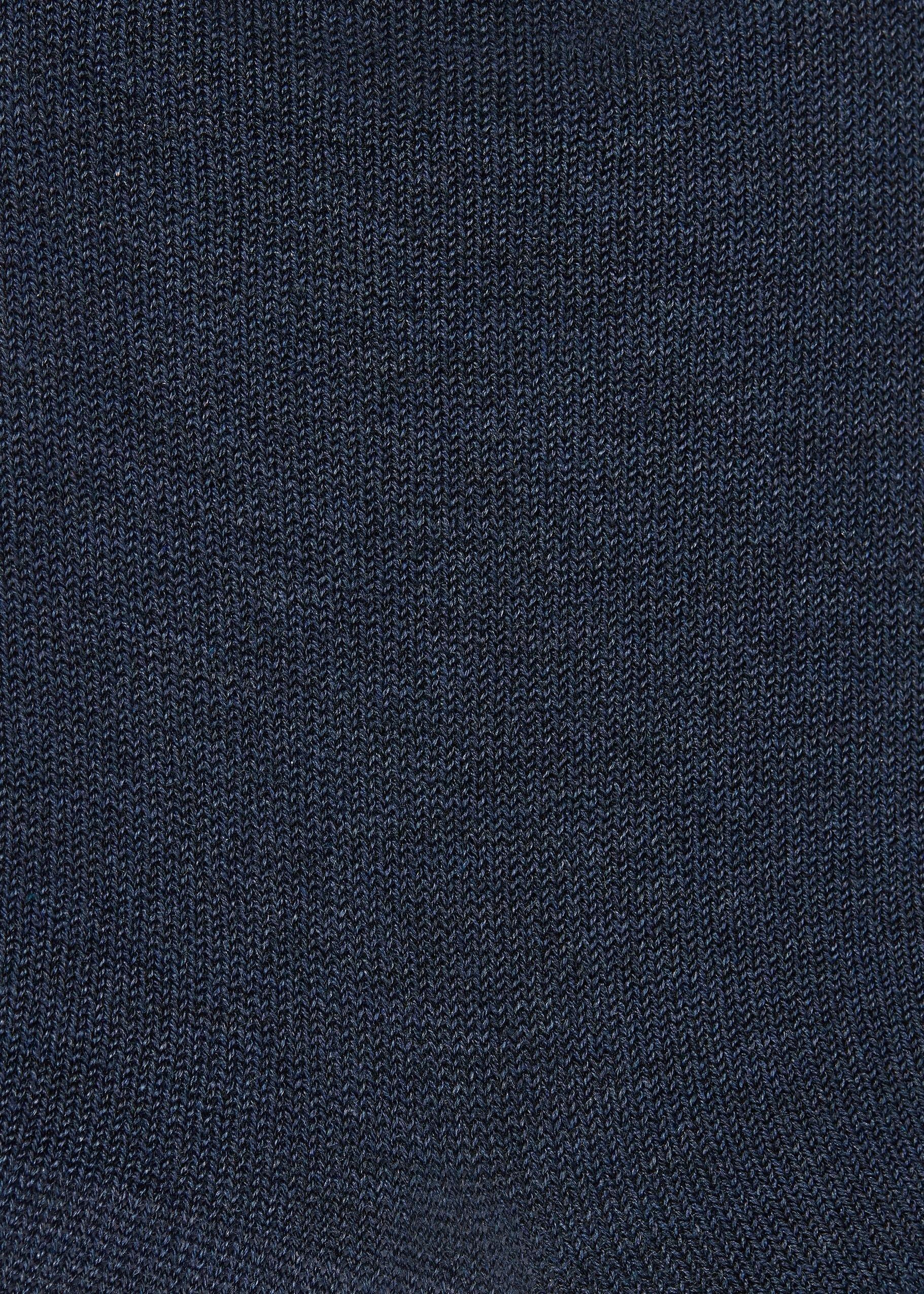 Blue Denim Light Cotton Ankle Socks, Kids Boy, , large image number 0