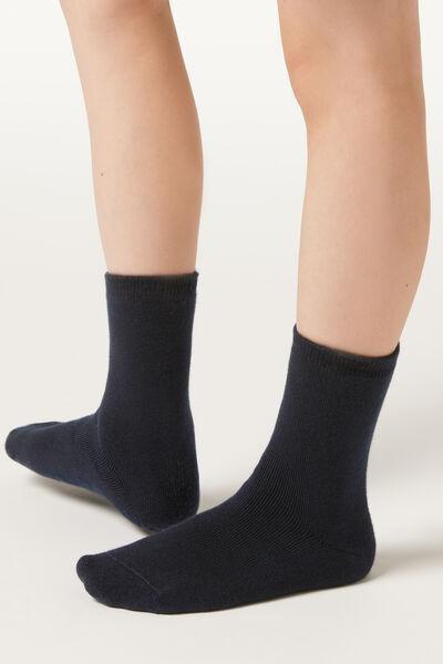 Navy Thermal Socks, Unisex Kids, 5501_016, large image number 0