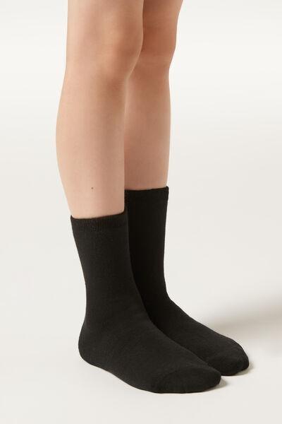Black Thermal Socks, Unisex Kids, 5501_019, large image number 0