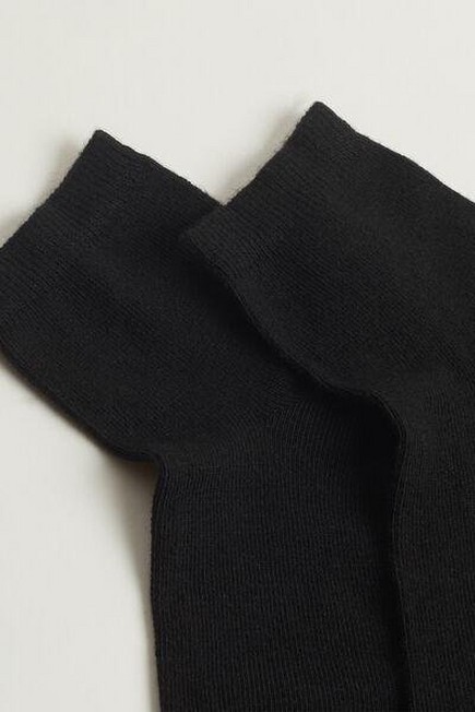 Calzedonia - Black Kids’ Short Socks With Cashmere