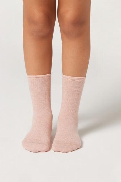 Pink Short Sport Socks, Kids Unisex, , large image number 3