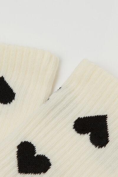 White Sport Socks, Kids Girls, , large image number 2