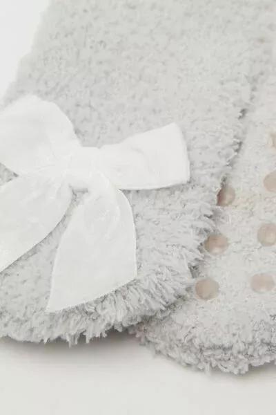 Grey Non-Slip Cotton Socks, Kids Boys, 5501_595D, large image number 1