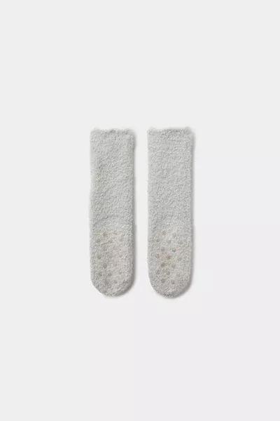 Grey Non-Slip Cotton Socks, Kids Boys, 5501_595D, large image number 2