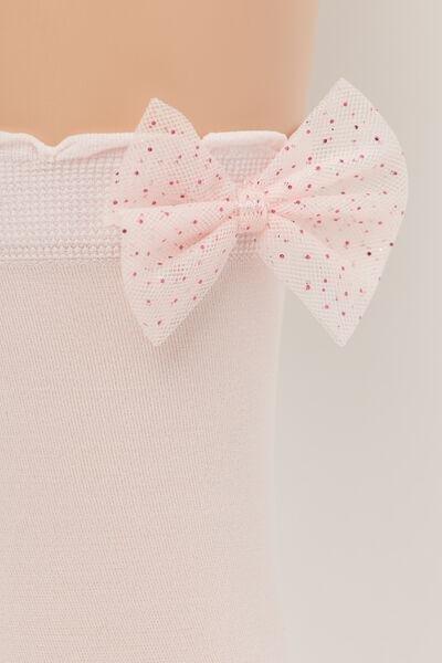 Pink Glitter Socks, Kids Girls, 5501_5464, medium