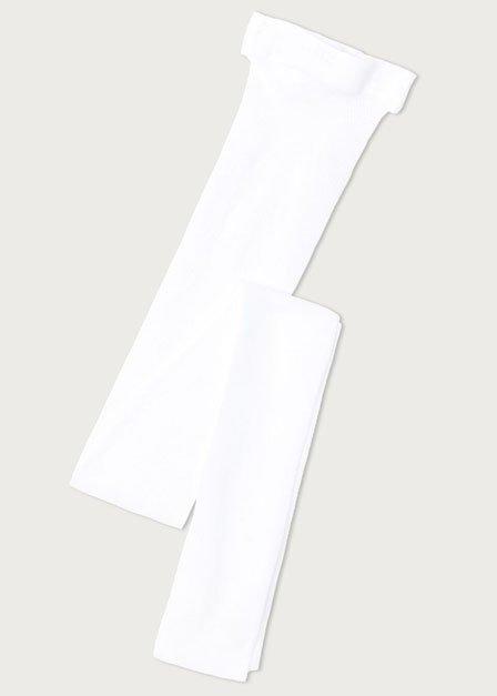 White Micronet Tights, Kids Girls, , large image number 0
