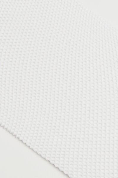 White Micronet Tights, Kids Girls, , large image number 1