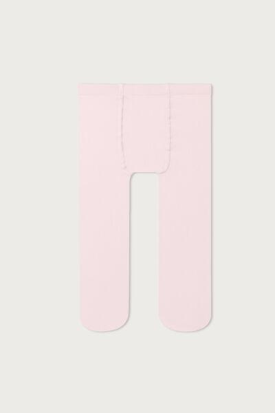 Calzedonia - Pink Super Opaque Tights With Cashmere, Newborn