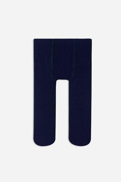 Calzedonia - Blue Super Opaque Tights With Cashmere, Newborn