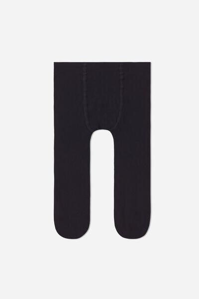Black Cashmere Tights, Kids Baby, , large image number 0