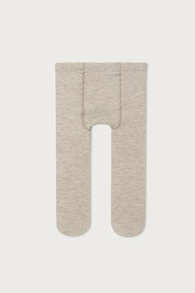 White Super Opaque Cashmere Tights, Kids Unisex, , large image number 0