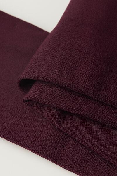Red Purple Thermal Tights, Kids Girls, , large image number 1