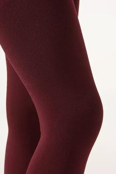 Thermal Tights, Red, Kids Girls, Grape, medium