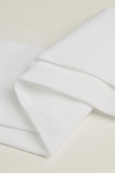 White Soft Touch 50 Denier Tights, Kids Girls, , large image number 4