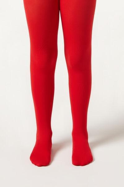 50 Denier Soft Touch Tights, Red, Kids Girls, , large image number 3