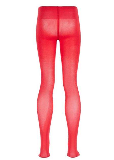 50 Denier Soft Touch Tights, Red, Kids Girls, Red, large image number 4