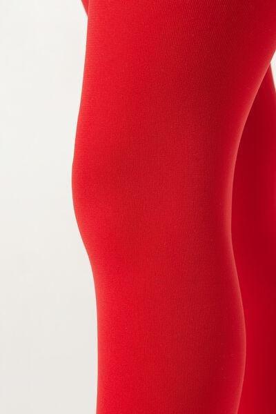 50 Denier Soft Touch Tights, Red, Kids Girls, Red, large image number 6