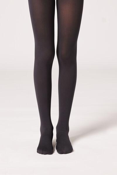 50 Denier Soft Touch Tights, Black, Kids Girls, , large image number 0