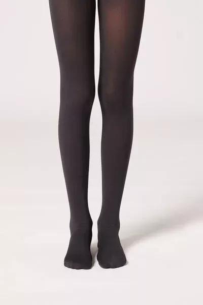 50 Denier Soft Touch Tights, Black, Kids Girls, Black, large image number 1