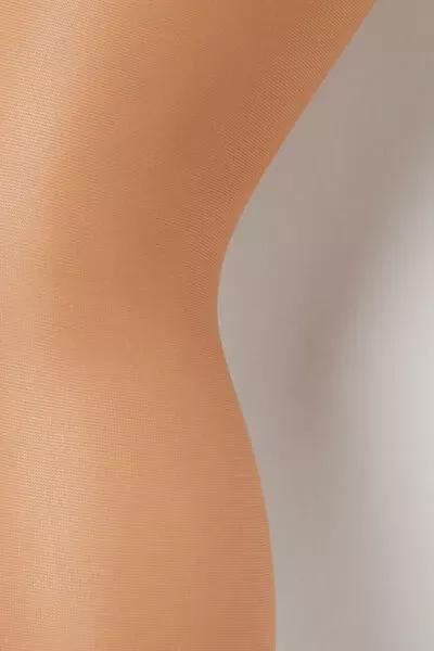 20 Denier Sheer Tights, Brown, Kids Girls, Natural Bronze, medium