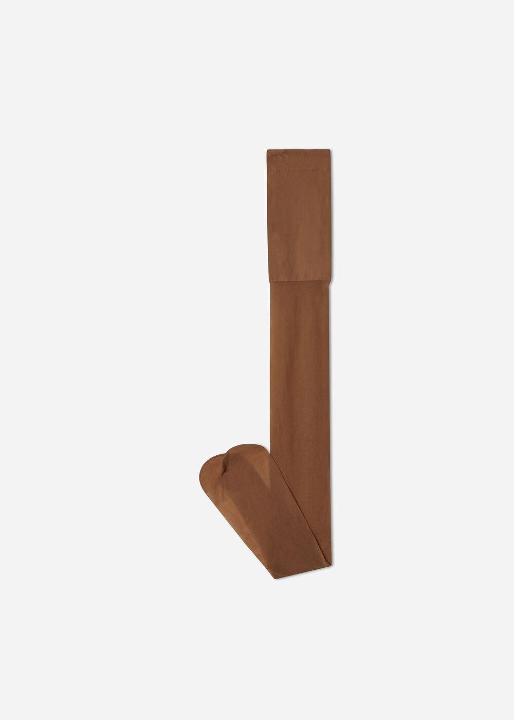 كولون ش"ا" 20 denier بيج لامع ، للبنات الصغار, Beige, large image number 0