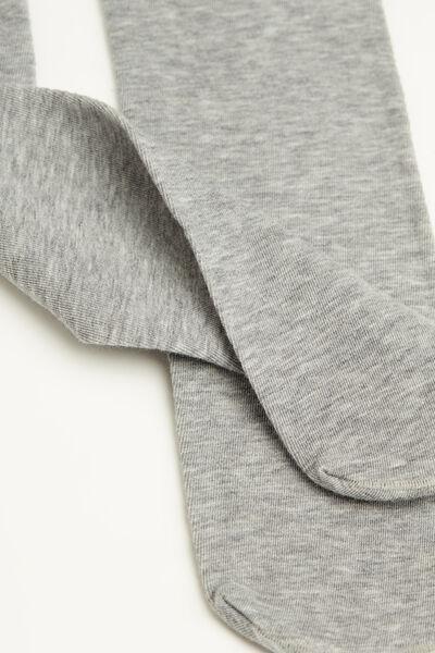 Grey Blend Eco Tights, Kids Girls, , large image number 4
