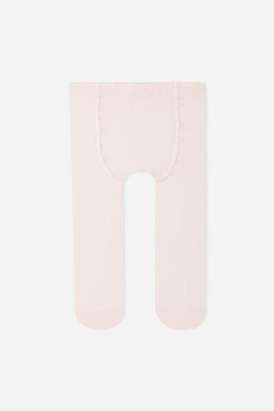 Pink Newborn Eco Cotton Tights, , large image number 1