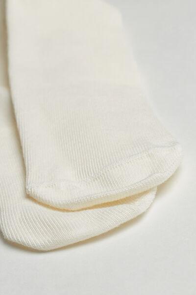 Calzedonia White Eco Cotton Tights, Kids Baby