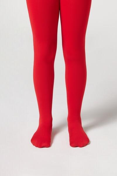 50 Denier Soft Touch Tights, Kids Girls, Red, , large image number 1