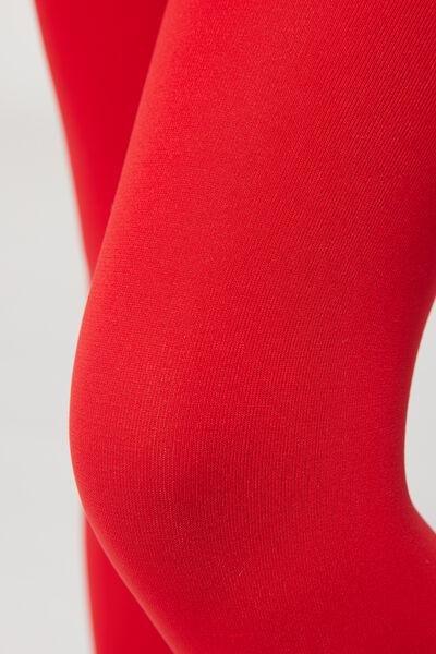 50 Denier Soft Touch Tights, Kids Girls, Red, Red, large image number 3