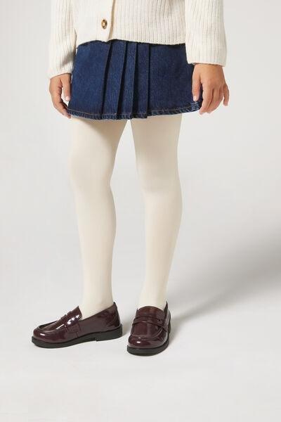 50 Denier Soft Touch Tights, Kids Girls, 1297 - White, , medium