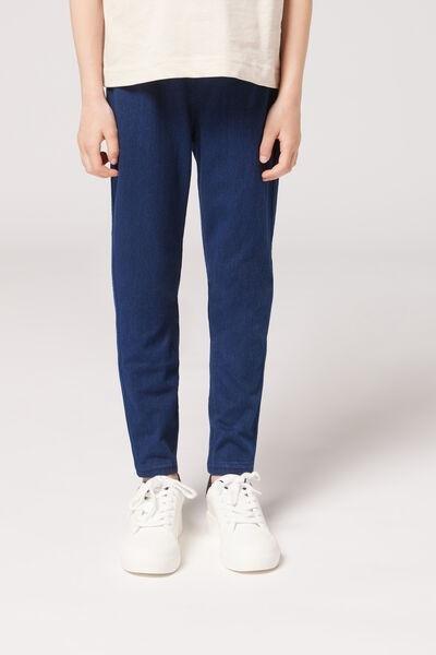 Blue Denim Jeggings