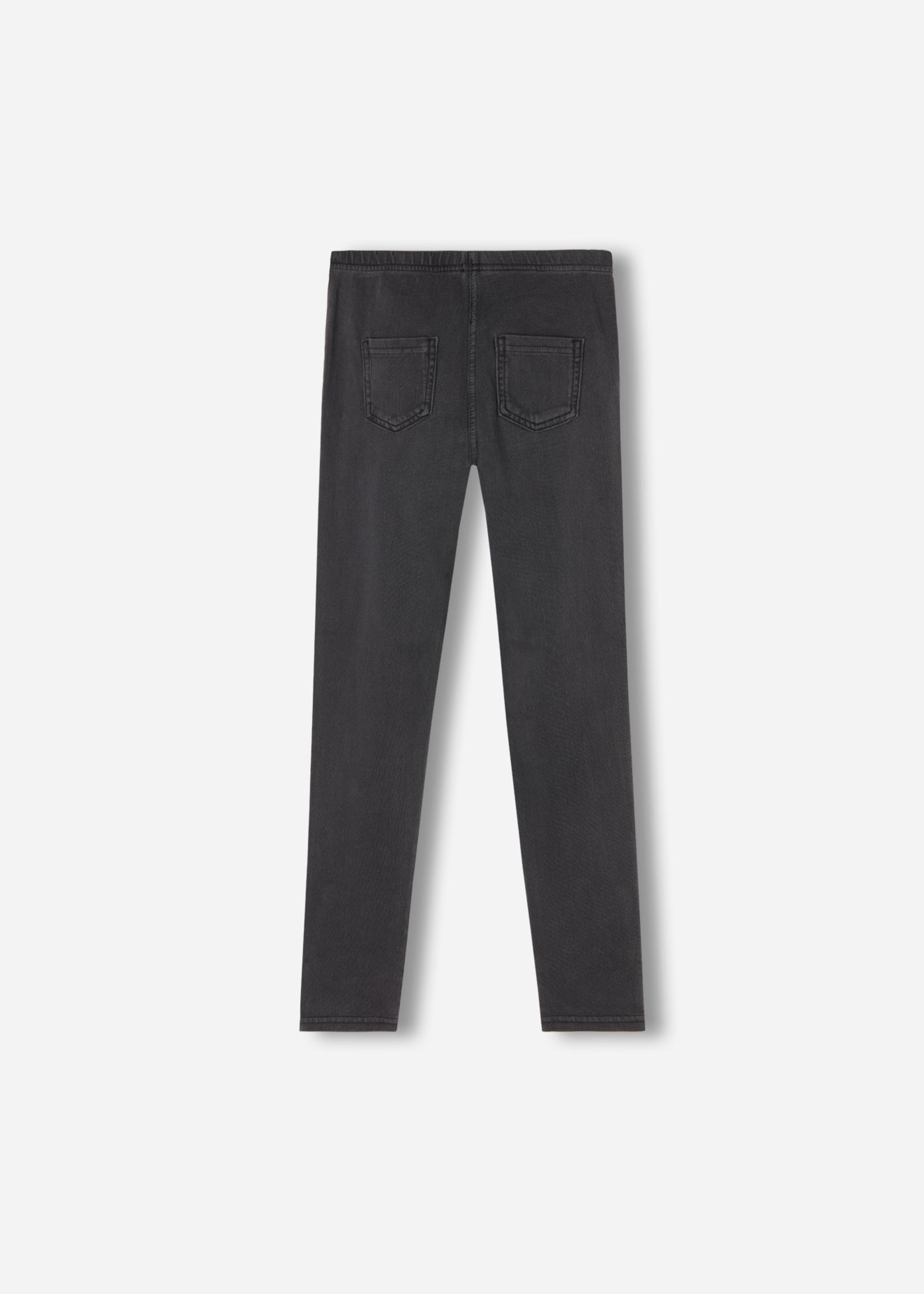 Grey Denim Leggings Jeans Basic, Kids Girls, , large image number 1